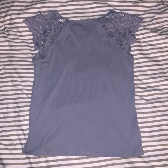 Loft Periwinkle Embroidered Tank - Picture 6 of 12